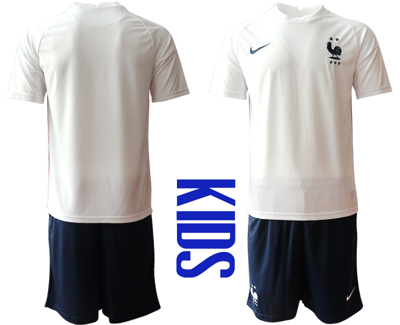 2021 France away Youth soccer jerseys->customized soccer jersey->Custom Jersey